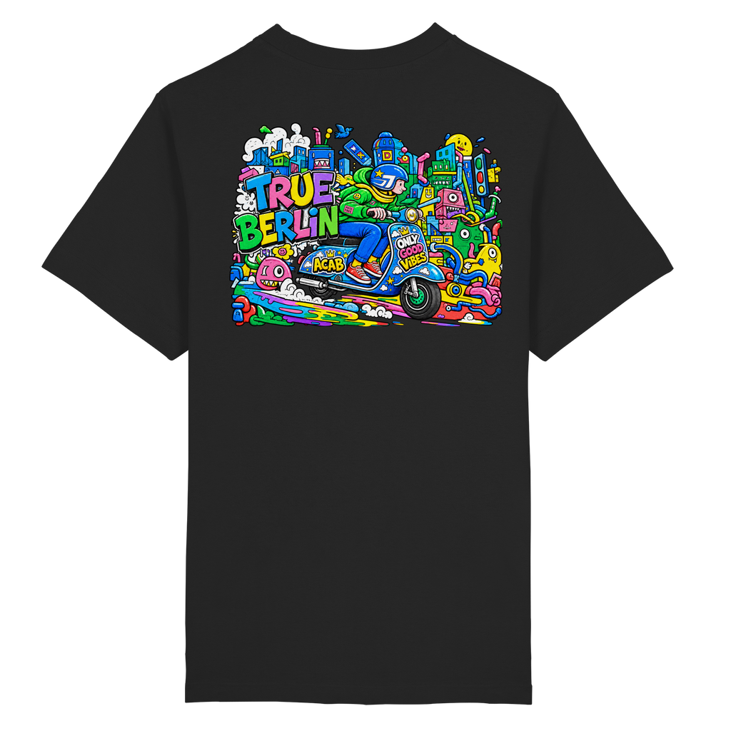 Freaky True Land - Heavy Oversized Organic Shirt