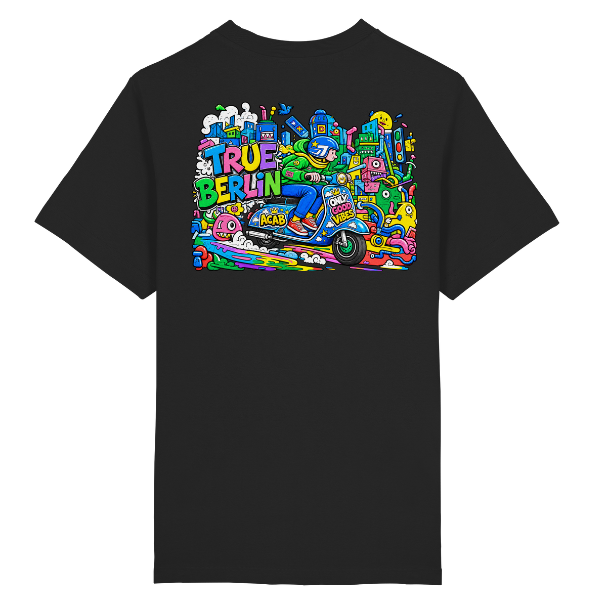 Freaky True Land - Heavy Oversized Organic Shirt