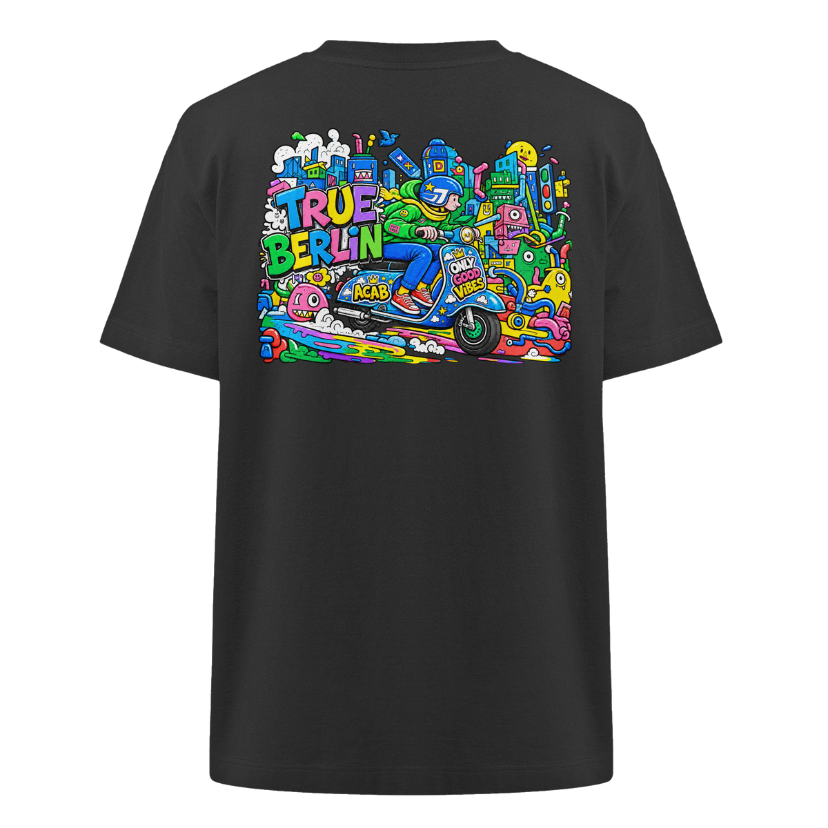 Freaky True Land - Heavy Oversized Organic Shirt
