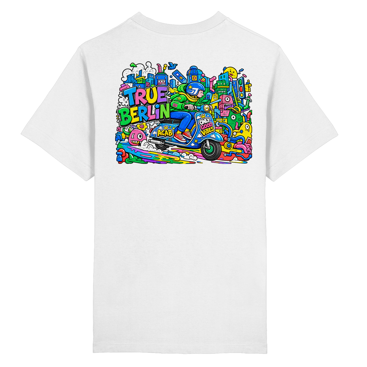 Freaky True Land - Heavy Oversized Organic Shirt