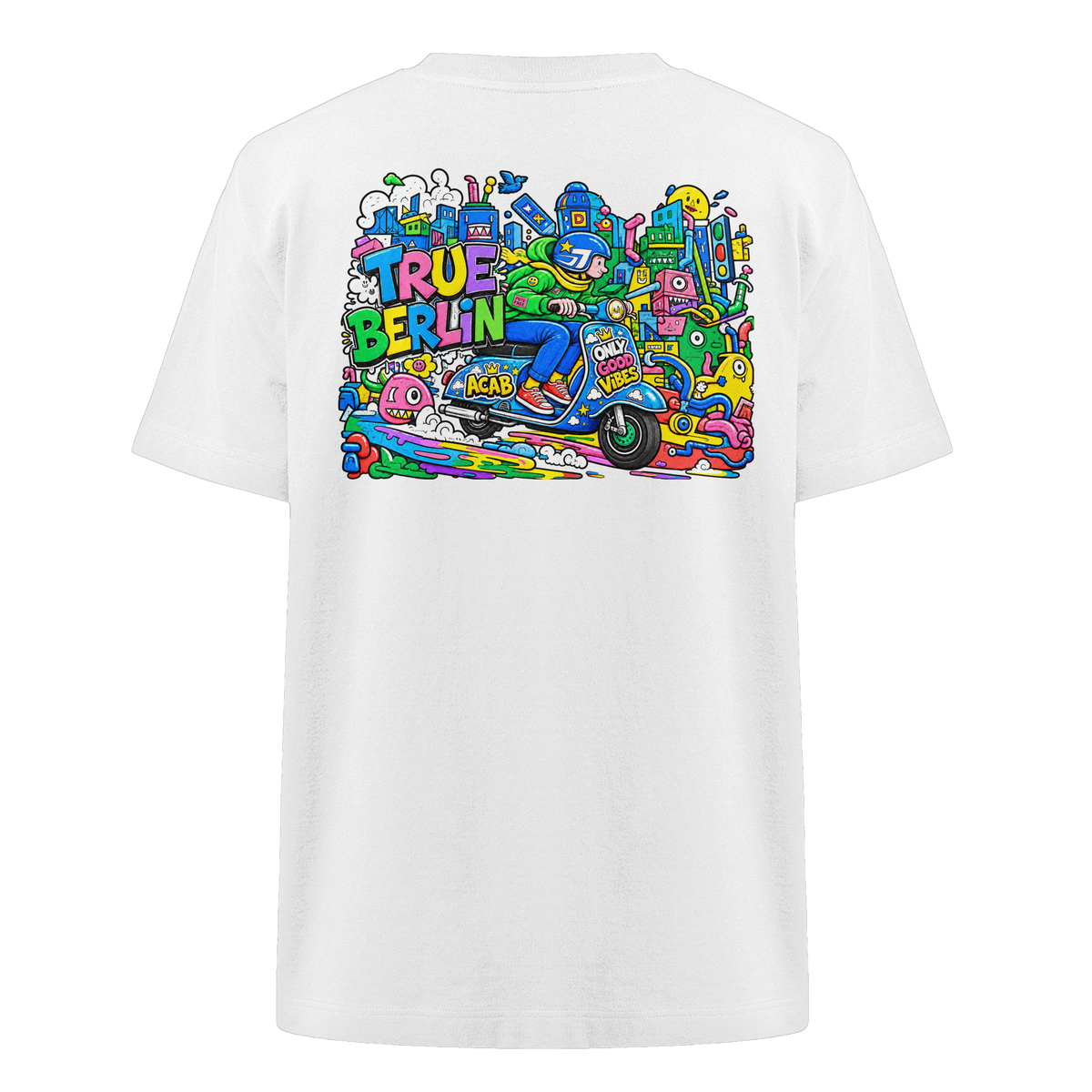 Freaky True Land - Heavy Oversized Organic Shirt