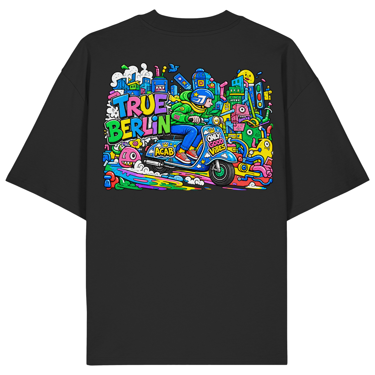 Freaky True Land - Organic Oversize Shirt